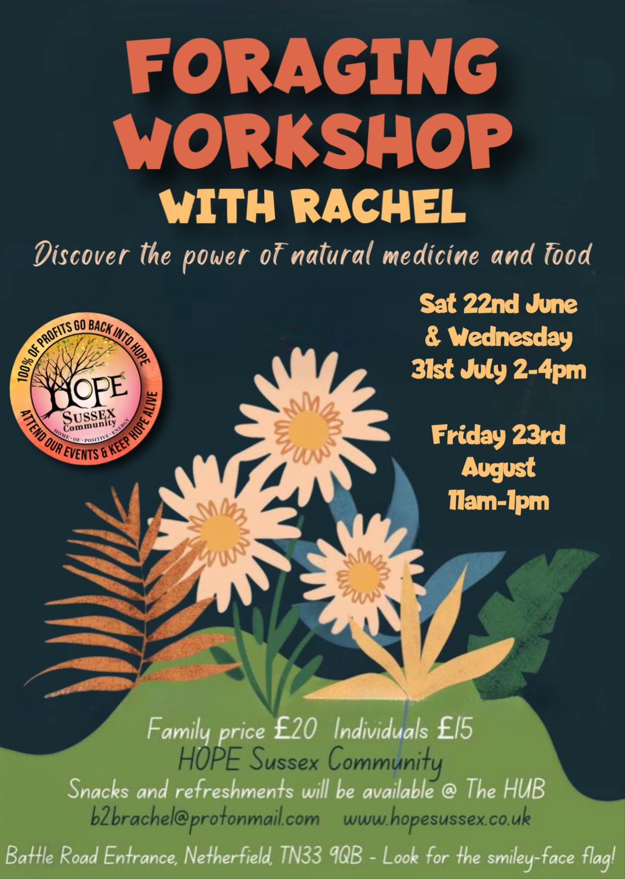 Food Foraging Workshop with Rachel | HOPE Sussex Community